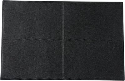 Tafelmat Keuken Set - Placemats Boho - Tafel Beschermen - Hitte- en Vlekbestendig - 45 x 30 cm - Zwart