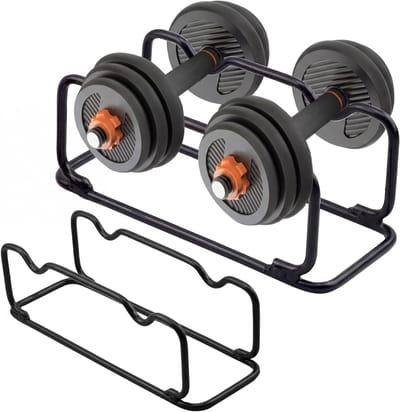 Multifunctionele Dumbbell Stand voor Thuis en Gym - Compacte Barbell Houder 30x11x10 cm, Geschikt voor Kleine Dumbbells en Gewichten