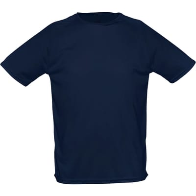 SOLS Heren Sportief T-Shirt met korte mouwen Performance (Franse marine)