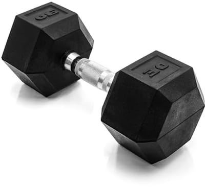13.6kg Gecoate Hex Dumbbell Gewicht voor Thuis Gym - Duurzaam en Veelzijdig