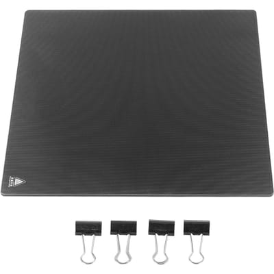 3D Printer Glasbed 290x290 4mm Zelfklevende Geharde Plaat Bouwoppervlak Platform voor Ender 6 black
