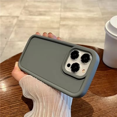 Cityhoesje - iPhone 15 Pro – Drop proof - Soft Silicone Backcase - Grijs