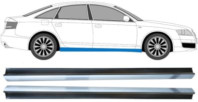 Reparatie dorpel voor Audi A6 C6 2004-2010 / Links = Rechts (symmetrisch) / Set