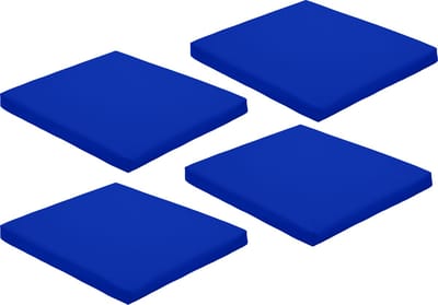 Stoelkussen - Waterbestendige Tuinkussens voor Binnen en Buiten - Zitkussen met Lint - Kussens voor Tuinstoel