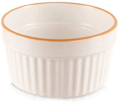 Creme Brulee Schaaltje Keramiek 9 cm, 180 ml - Ramekin - Oven - Ovenschaal - Snackkommen - Dipschalen - Kleine Kom voor Dipsauzen en Snacks
