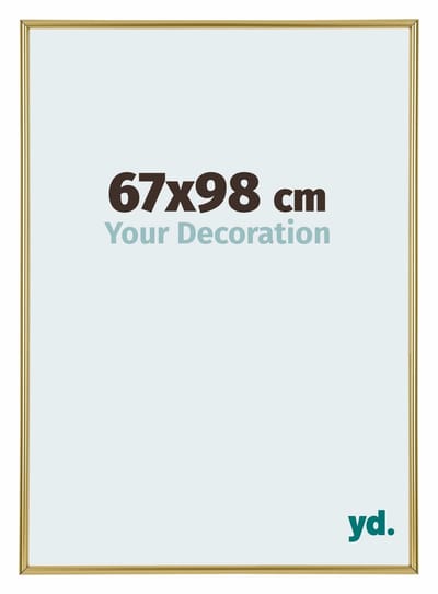 Your Decoration - Puzzellijst 67x98 cm - Goud - Puzzellijst 1500-2000 stukjes - Kunststof Fotolijst - Annecy