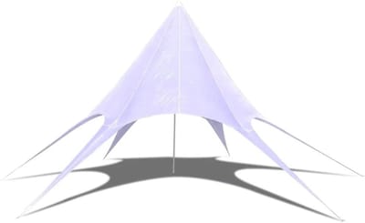 Sterrenpaviljoen Tent - Feesttent Tuin - Buitenfeesten Organiseren - Eenvoudig Op te Zetten - 10 meter diameter - Wit