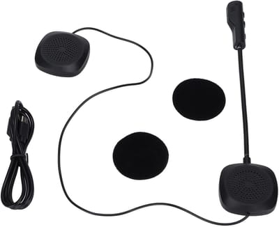Motorfiets Headset - Helm Communicatie - Veilig Bellen - Bluetooth 5.0 Connectie - 18x10x3 cm