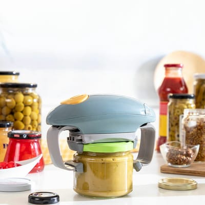Elektrische Jar Opener - Automatische potopener Keukengadget - De handsfree flesopener voor vrouwen - Voor senioren met artritis - Restaurant Elektrische Blikopener - Voor Potten - Dekselopener - Pot Opener - Potopener Voor Senioren