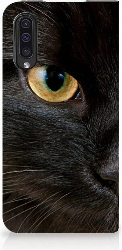 Samsung Galaxy A50 Hoesje maken Zwarte Kat