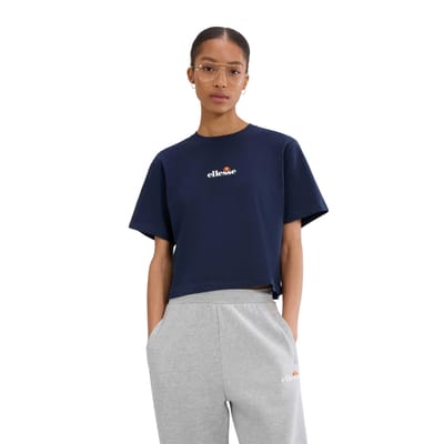 Ellesse Dames Silinto 2 Crop T-Shirt (Marineblauw)