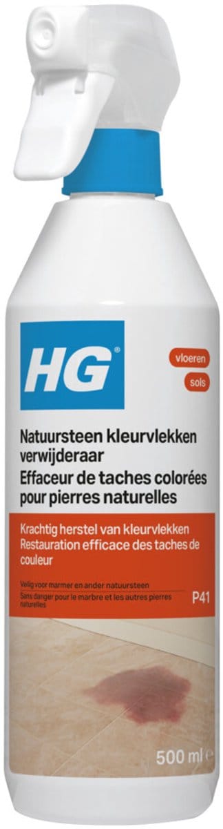 HG Natuursteen Vlekken Verwijderaar - 6 x 500 ml - Voordeelverpakking