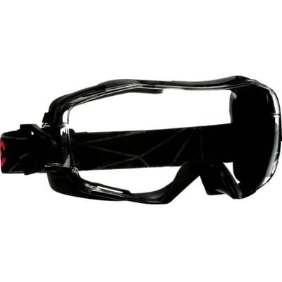 3M GG6001SGAF-BLK Ruimzichtbril Met anti-condens coating, Met anti-kras coating Zwart