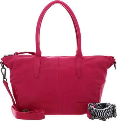 FREDsBRUDER Leren Schoudertas Jeren Duffel Bag Strong Pink Roze
