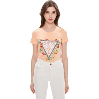 Guess Blumen T-shirt voor dames