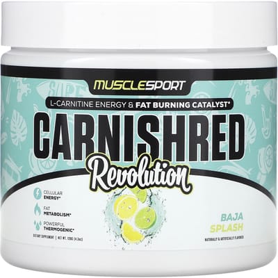 MuscleSport, Carnisred, Revolution, Baja Splash, 4,3 oz (120 gram)