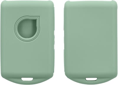 kwmobile autosleutel hoesje geschikt voor Volvo 4-knops autosleutel Keyless Go hoes - TPU autosleutel behuizing - Beschermende auto sleutel case - Sleuteletui in vintage groen
