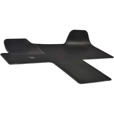 Tapis de sol - J&J AUTOMOTIVE - Fiat Ducato - Caoutchouc noir - Antidérapant - Sur mesure