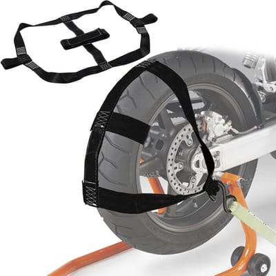 Zwarte Motorfiets Spanbanden voor Transport - 48 mm Veiligheidsriemen voor Autotransport