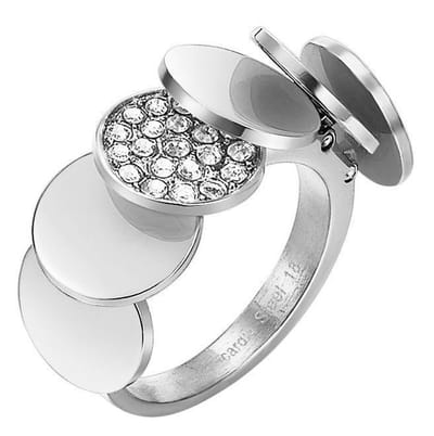 Pierre Cardin Steel - PCRG10006A180 - Ring - Roestvrij staal - zilverkleurig
