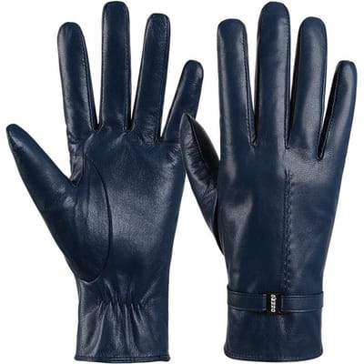 Winter Warme Handschoenen Nieuw-Zeelands Schapenvacht Handschoenen Dames High-end Rij- en Modehandschoenen Geschenkdoos M gray