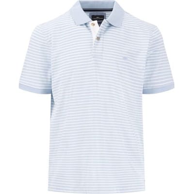 Fynch-Hatton Polo Allover Horizontal Stripe Summer Breeze / male