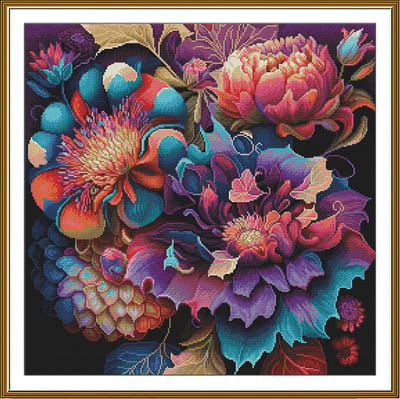 Borduurpakket Nova Sloboda - Tropical Colors - Tropische Kleuren