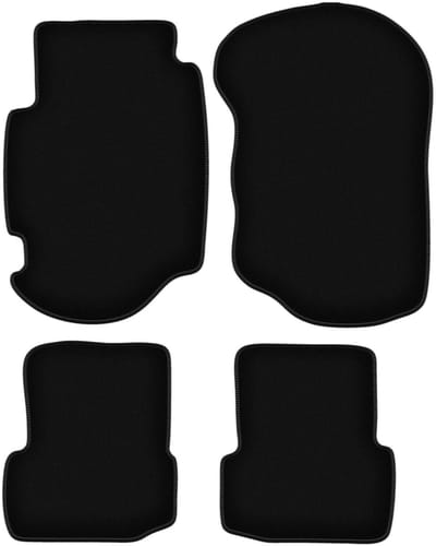 BASIC zwarte veloursmatten voor: Ford Escort MK7 hatchback, stationwagen (1995-2002)