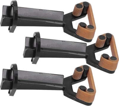 Keu Tip Klem - Biljart Reparatie - Keu Onderhoud - Sterke Elastische Grip - 8.5 cm - Zwart