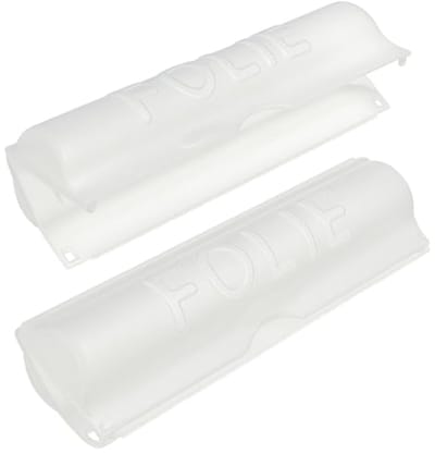 PromoHome 2x Foliesnijder - Aluminiumfolie Dispenser & Vershoudfolie Dispenser - Praktische Houder voor Keukenfolie - Transparant (2 Stuks)