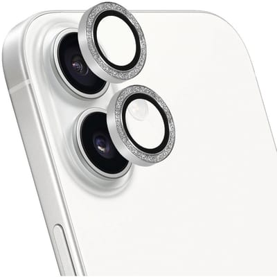 Mobiparts Camera Lens Protector Apple iPhone 16/16 Plus - Zilver