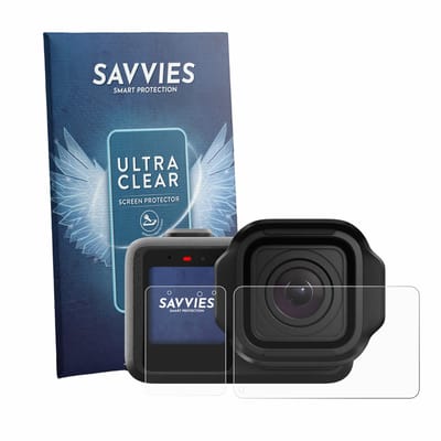 Savvies - Screenprotector voor GoPro Mission 1 Pro - Folie Beschermfolie transparant 18 Stuks