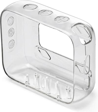 Beschermhoes geschikt voor JBL Go 4 Bluetooth Speaker - Transparant - Schokbestendig - Krasbestendig - Siliconen - Hoesje - Case - Bescherming - Meerdere kleuren
