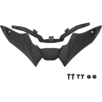 Motorfiets Naked Voorspoiler Winglet Aerodynamische Vleugelkit Spoiler Motorfiets Gemodificeerde Accessoires zwart