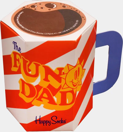 Happy Socks - 3-Pack Father Of The Year Socks Gift Set - maat 41-46 - Vaderdag