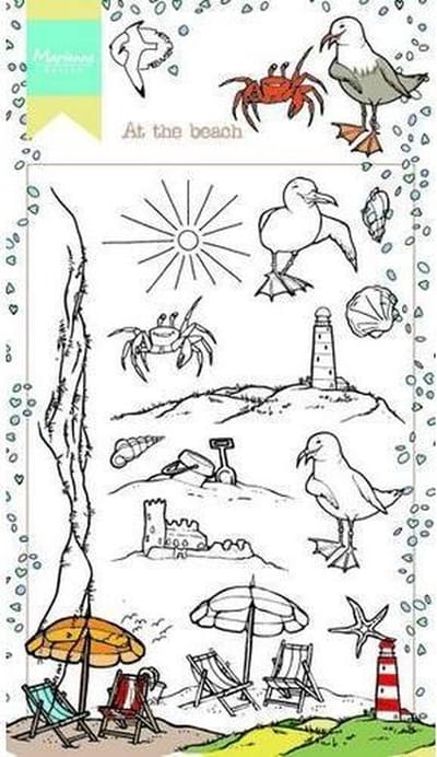 Marianne Design Stempel Hettys At the beach HT1622 10.5x18.5cm