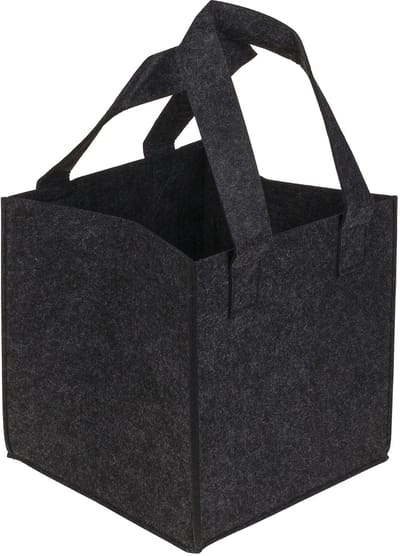 Dailygoods- Flessentas met scheidingswanden - Opvouwbaar - Draagtas - Boodschappentas - Stevige tas - Beschermt flessen tijdens transport