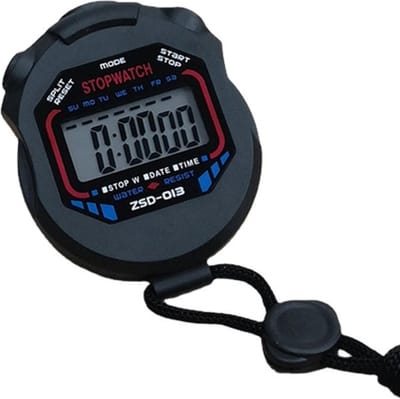 Benson Stopwatch - Timer - Zwart/Geel
