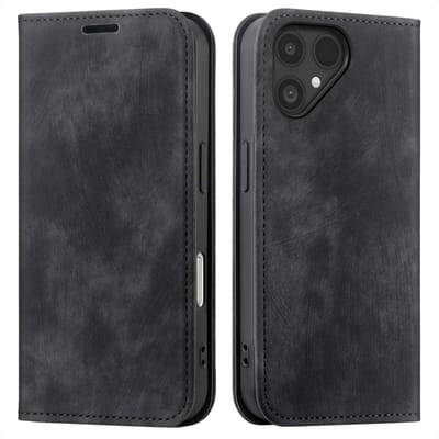 imoshion Hoesje - Geschikt voor Fairphone 6 / Fairphone 6+ - Slim Bookcase - Zwart