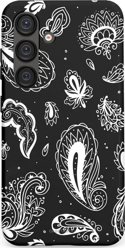 Casetastic Hoesje Geschikt voor Samsung S25 - Stijlvolle Beschermende Duo-layer Case - Paisley pracht