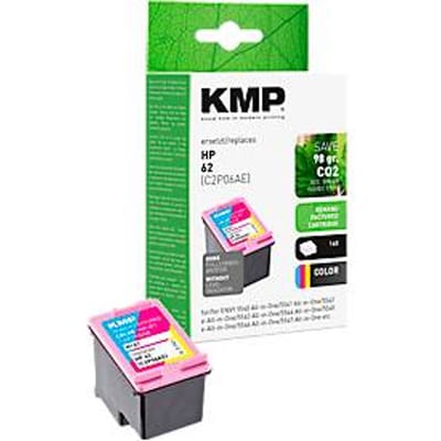 Inktcartridge KMP, vervangt HP 62 (C2P06AE) kleur, tot 165 pagina's per stuk, 3-kleuren, CMY