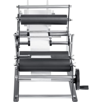 Machine d'étiquetage manuelle ronde, 15-20 pièces/min, Applicateur d'étiquettes pour bouteilles rondes, Étiqueteuse manuelle réglable pour bouteilles rondes, Convient pour bouteille