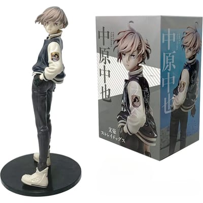 Anime Bungo Stray Dogs Jonge Dazai Osamu Nakahara Chuya Japanse Figuur Speelgoed no box gray