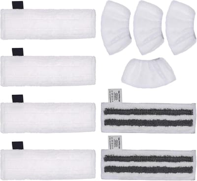 Microvezel doekenset - Stoomreiniger accessoires - Grondig schoonmaken - Sterke absorptie - 10 stuks - Multicolor