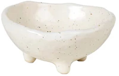 Broste Copenhagen Nordic Vanilla Servies kom op pootjes S Ø8,5 x H3,5 cm Bowl with Small Feet