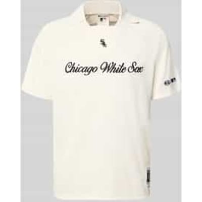 relaxed fit poloshirt met gestikt logo