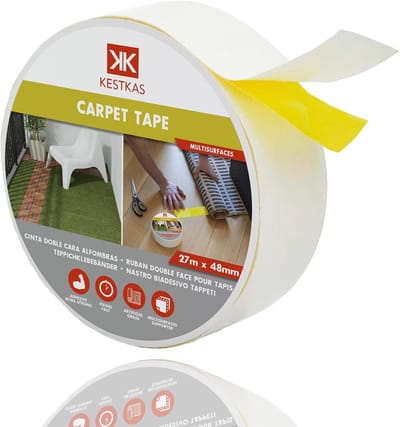 Extra Sterke Dubbelzijdige Tape voor Tapijten en Kunstgras 48mm x 27m