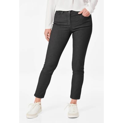 7/8-jeans BELLA van superstretch-materiaal - zwart - Gr. 38 van Goldner Fashion