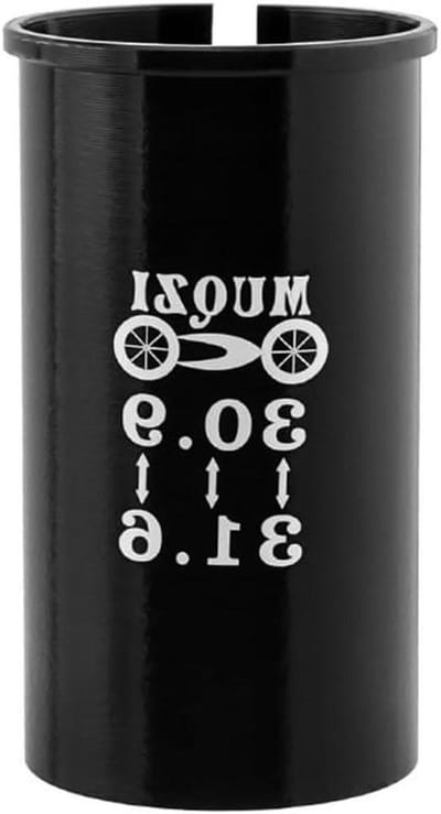 Zadelpen Adapter - Zadelbuis Verloop - Fietsmonteur - Aluminium Legering - 30.9-31.6 mm - Rood