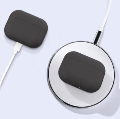 Siliconen case - geschikt voor Airpods Pro - Zwart